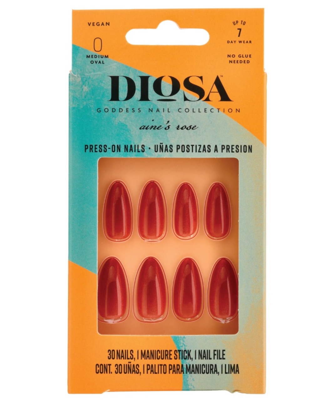 DIOSA | Press-On Nails, Aine’s Rose 🌹